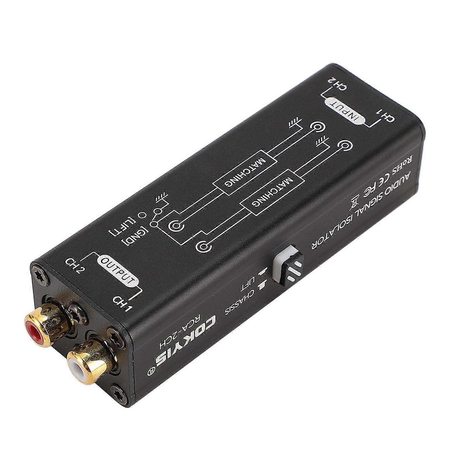 Sound Signal Isolation Potentiometer Current Noise Elimination Passive Filter Plug and Play Ground Loop Noise Isolator
