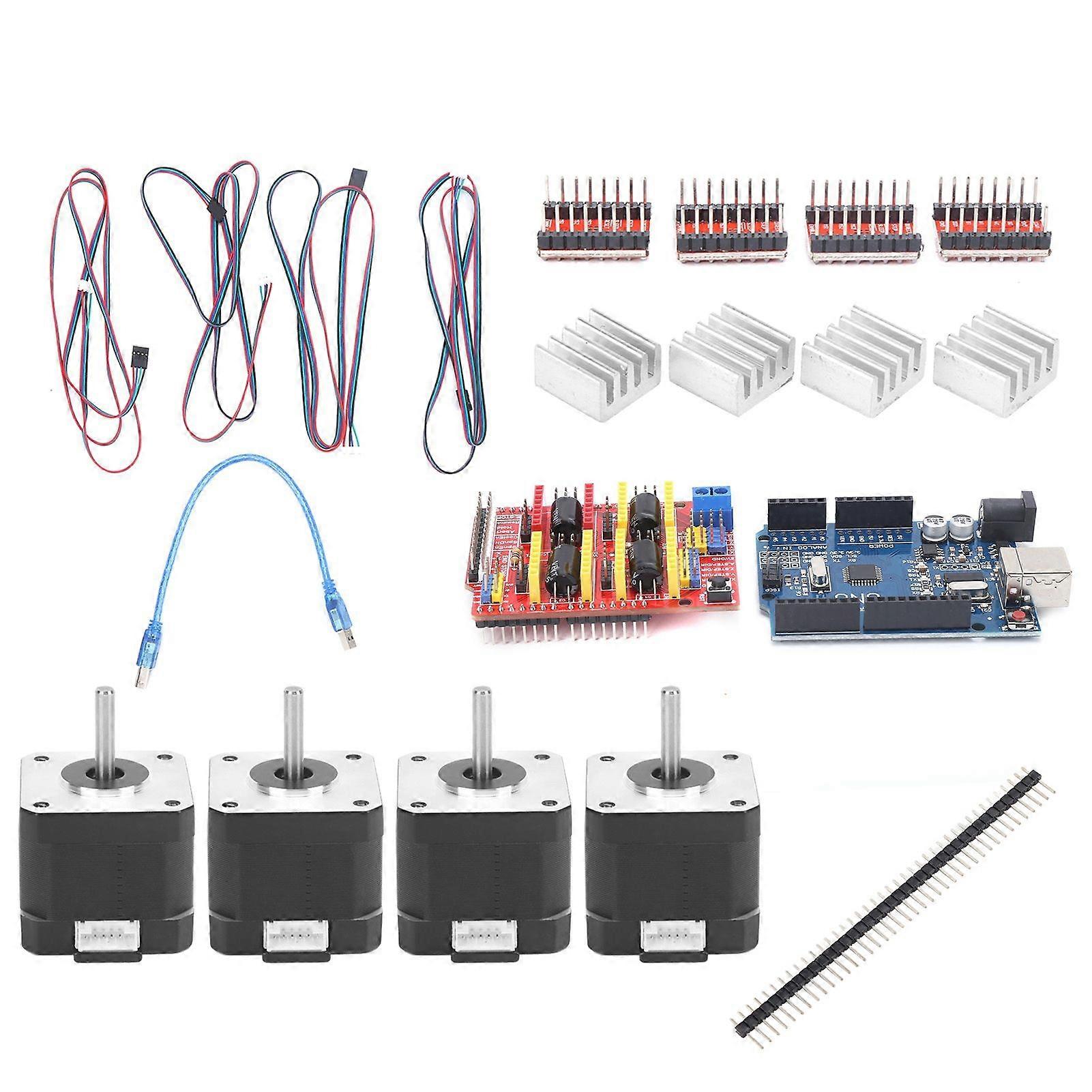 For R3 Kit 4401 A4988 Stepper Motor Driver Set CNC Shield 3.0 3D Printer Accessories