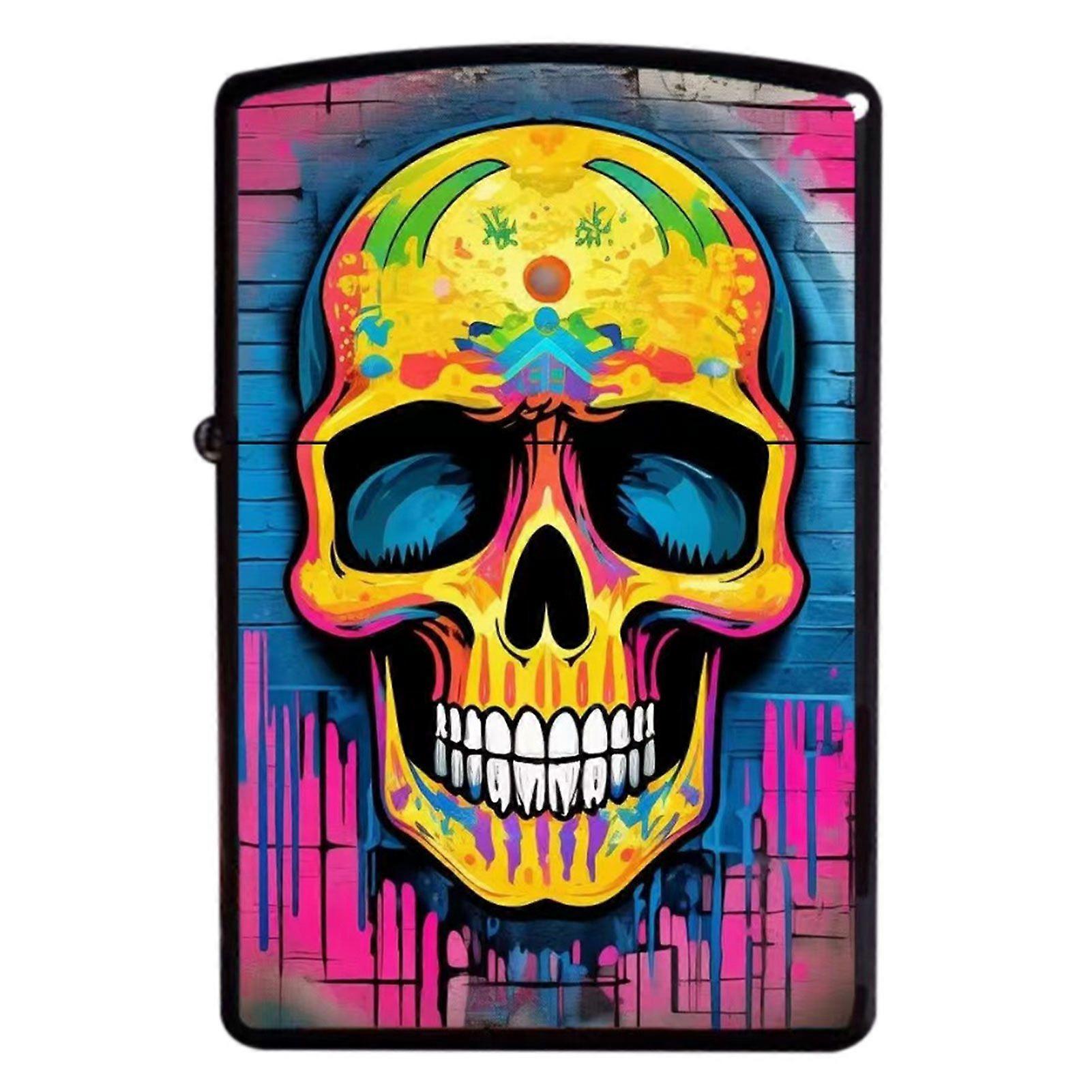 Skull Torch Lighter Multifunctional Windproof Lighter Present For Men