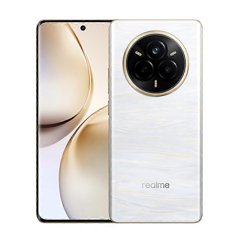 Global Version realme 14 Pro Plus 5G Smartphone Sony 3X Periscope OIS Camera Snapdragon7s Gen 3 80W SUPERVOOC Charge IP69,8GB 256GB White