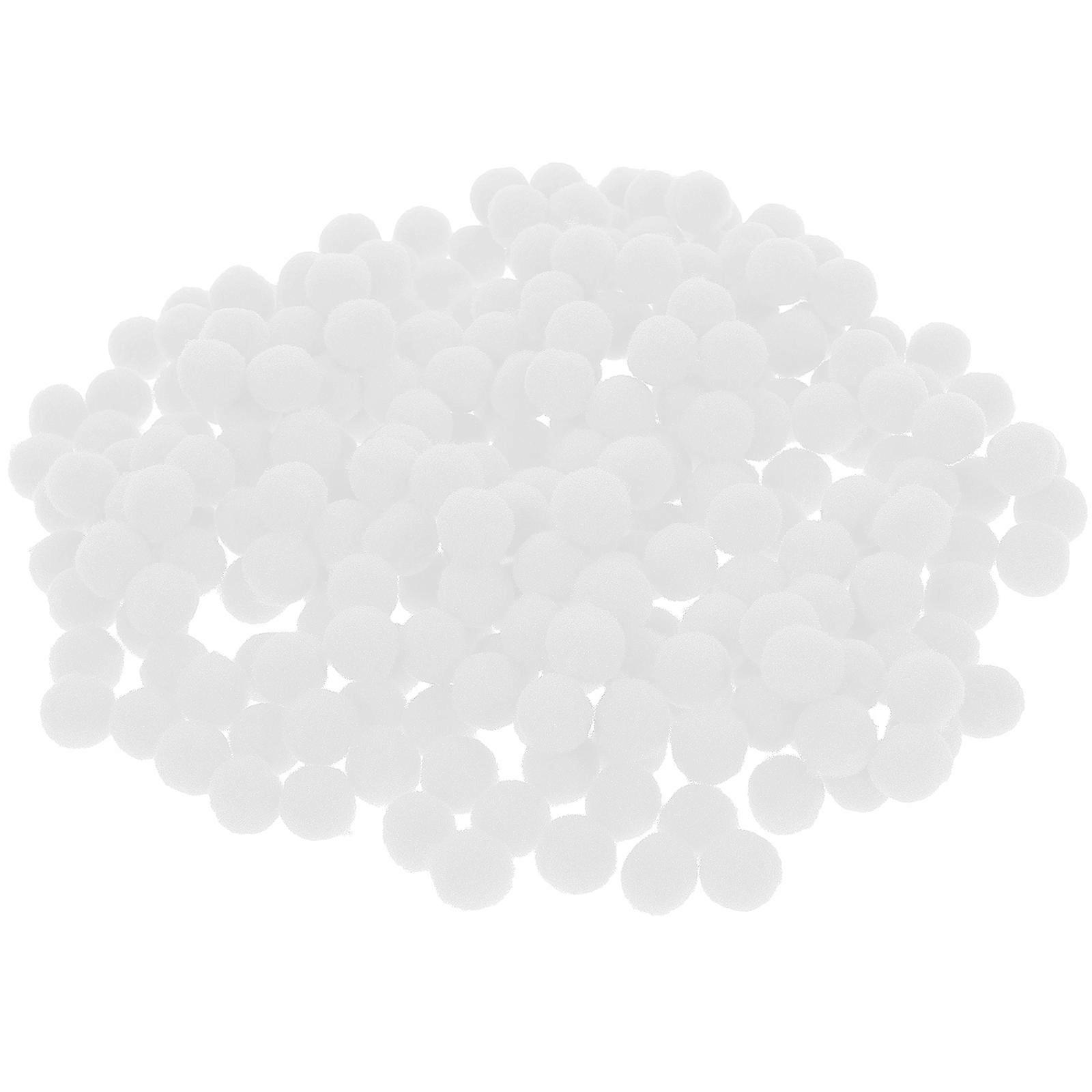 White Multipurpose Pom Pom Balls for DIY Crafting with 2500Pcs