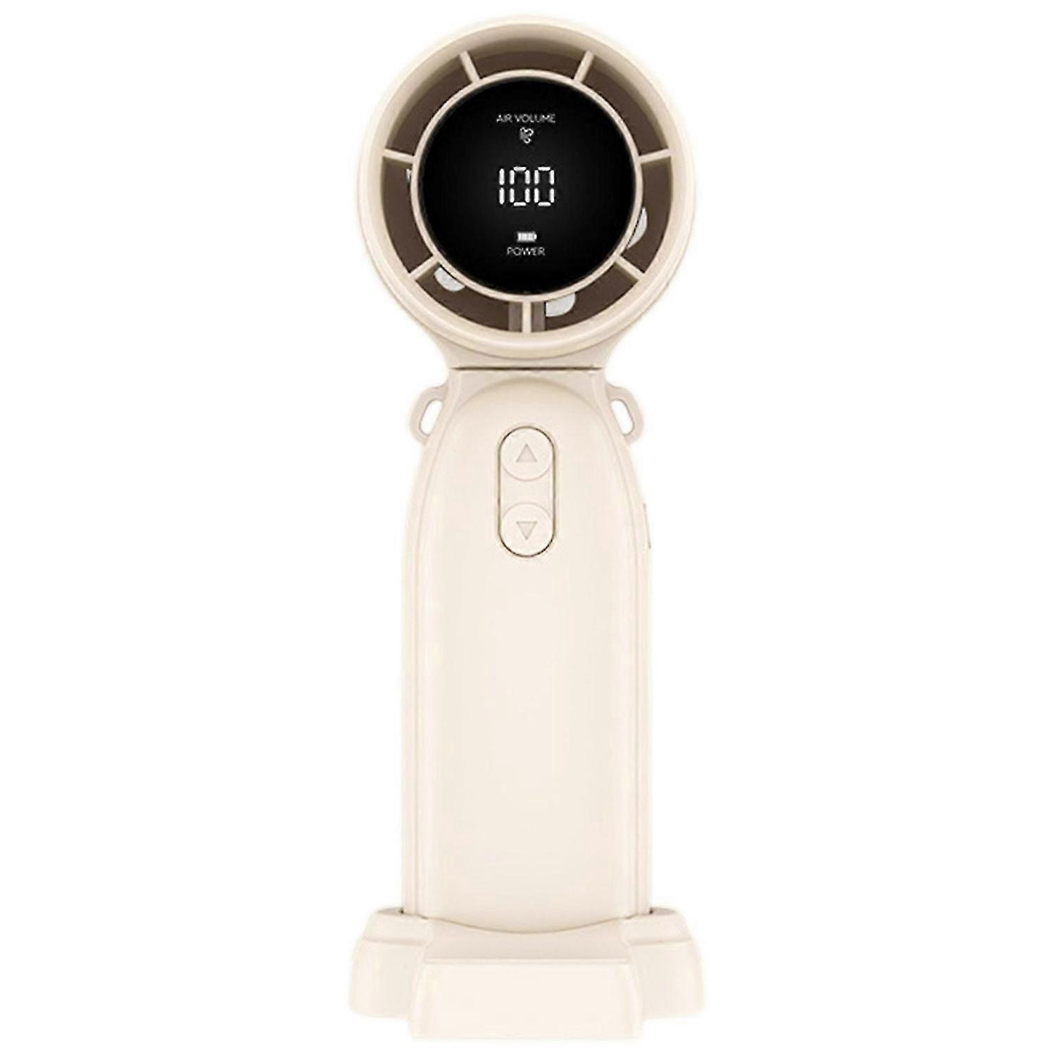 Portable Handheld Fan USB Rechargeable Quiet Operation Adjustables Speed for Dorm Room