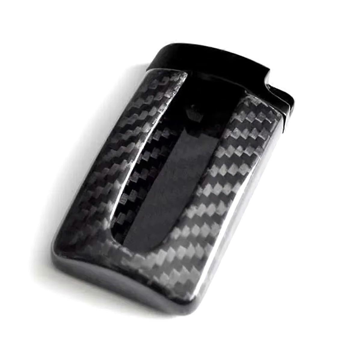 Real Carbon Fiber Key Fob Protective Cover Case for U-Shape Car Key Case Cover Shell Bag