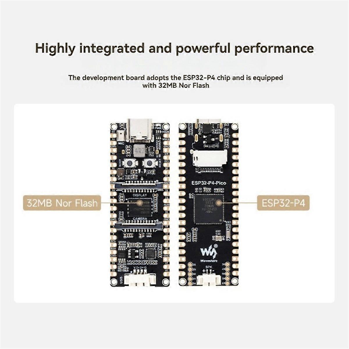 ESP32-P4 Development Board with Speaker and 5MP OV5647 Camera Module Support Wi-Fi6/Bluetooth5