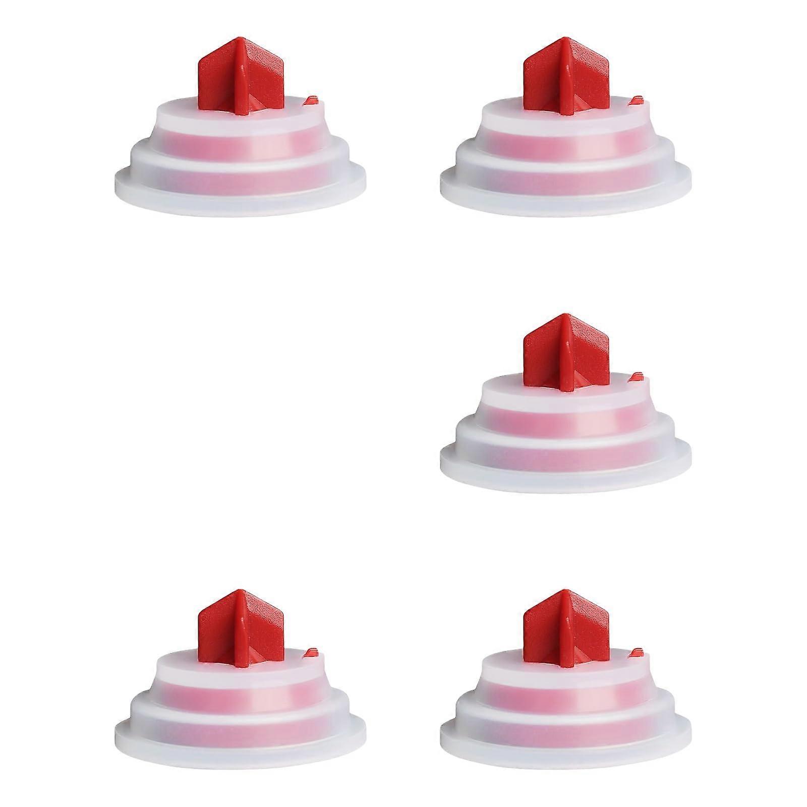 Silicone Toilet Gaskets Set, 5 Pcs, Easy Installation, General Fit Tanks, Toilet Tank Kit M9911