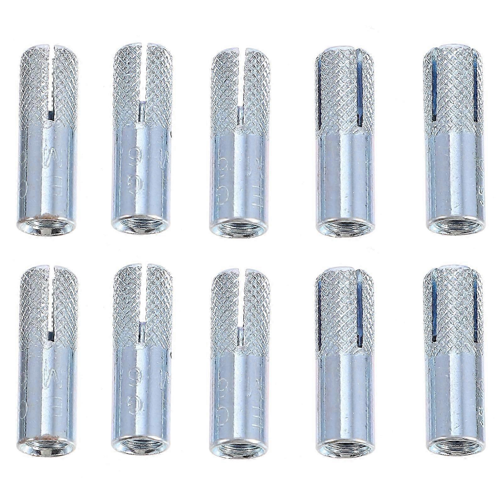 50 Pcs Wall Expansion Anchor Drop In Assisted Pegs Fastener Concrete Anchor