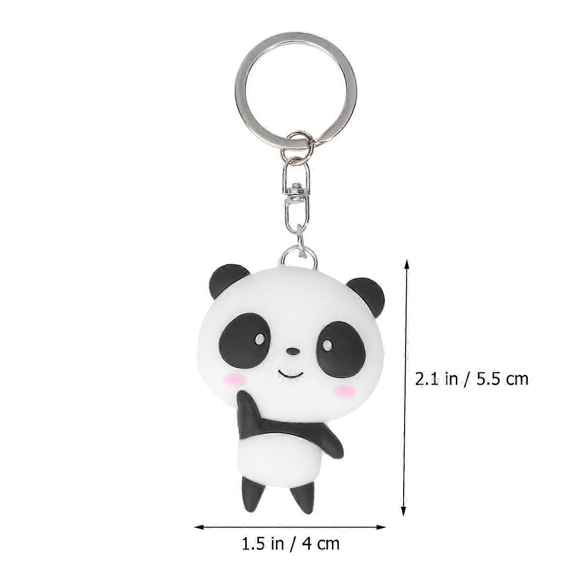 Panda Key Chain Keychain Birthday Multi Favor 8Pcs