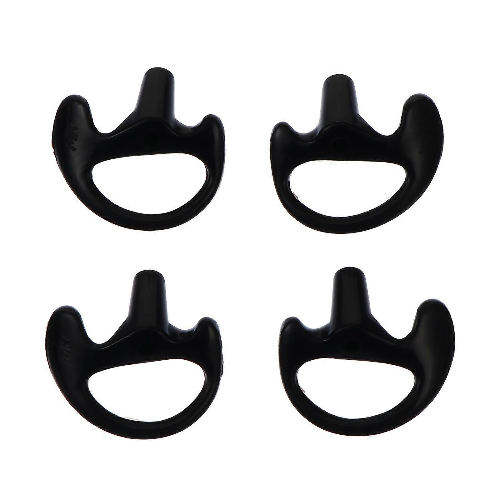 Ear Mold Earmold Replacement for Audio Kits 6Pairs Black