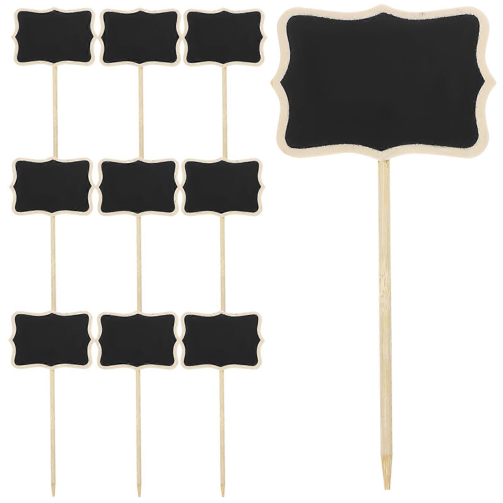 Mini Blackboards for Leaving Message 30Pcs Plant Tag Blackboard Set
