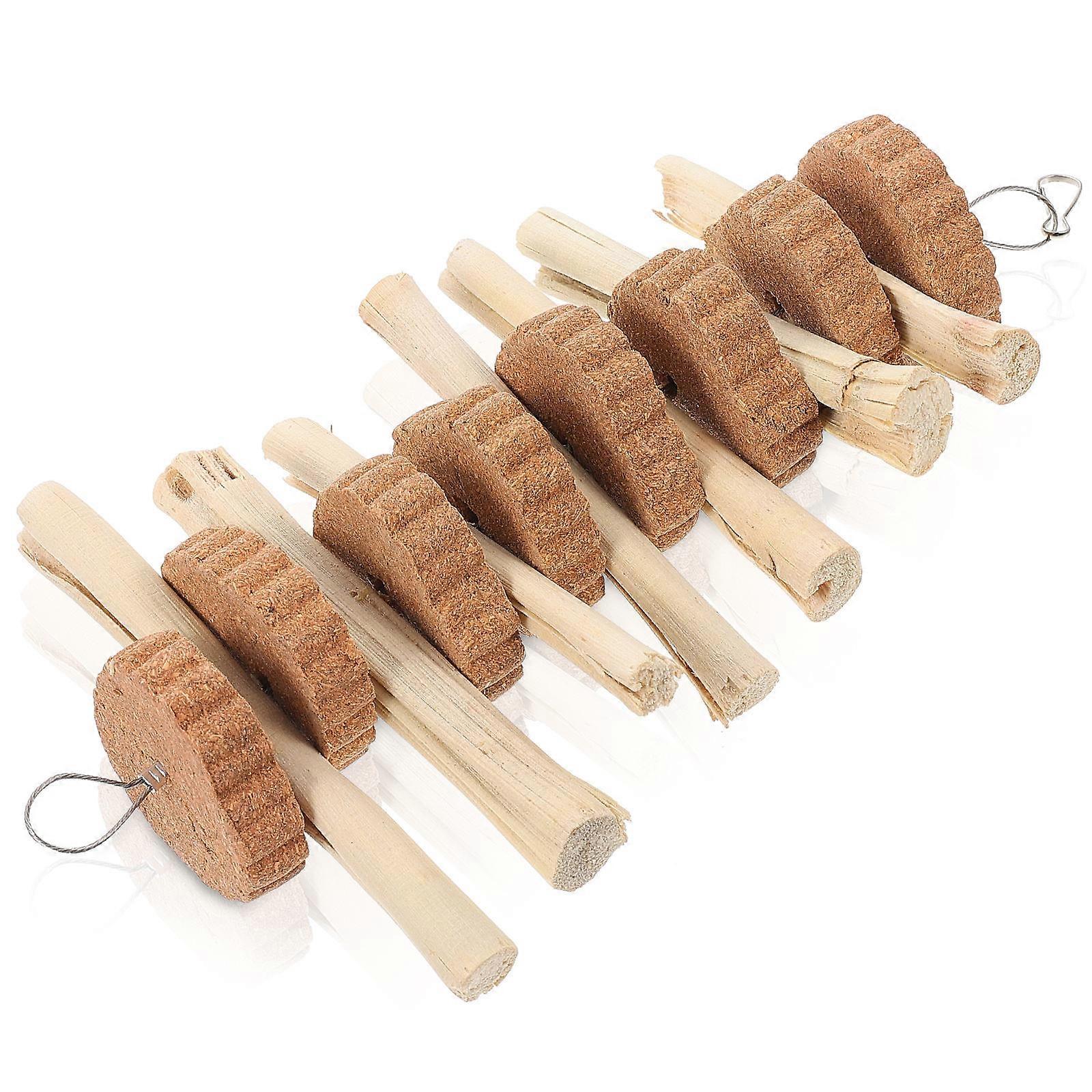 Rabbit Molars Chew Toy for Teeth Cleaning Natural 2Pcs Set