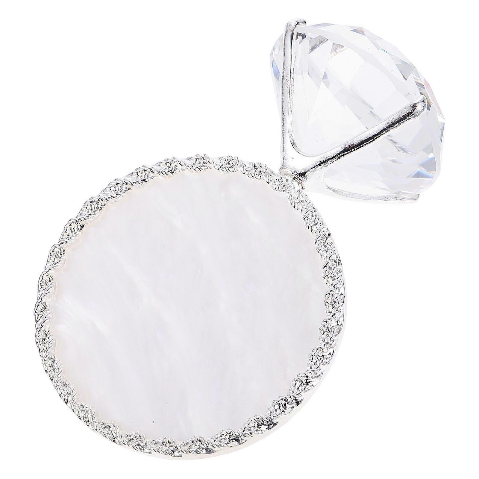 Creative Earring Stand Shell Board with Diamond Base for Display Use