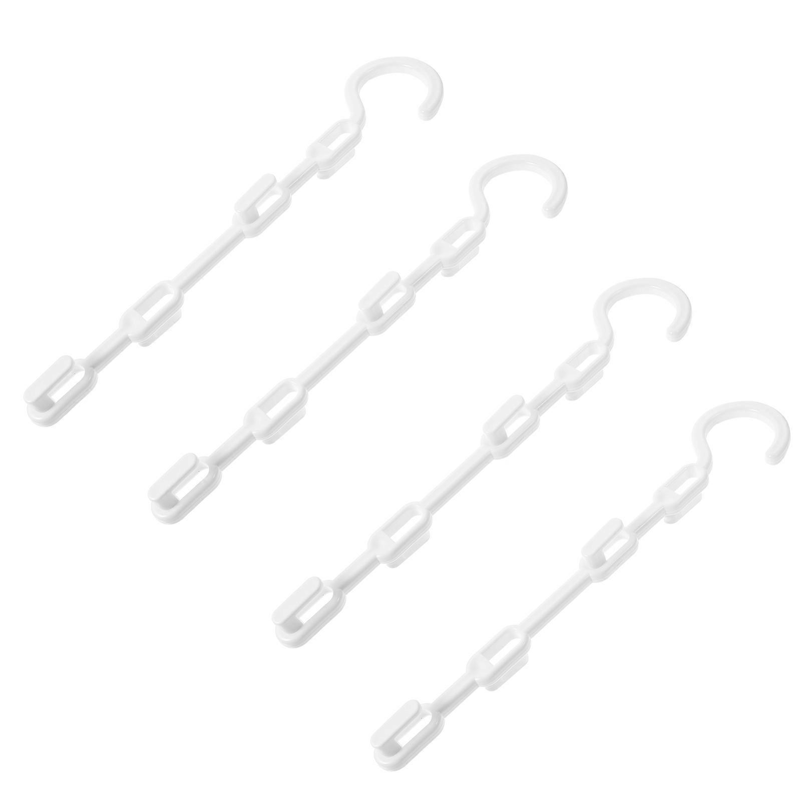 20 Pcs Clothes Organizer Hanger For Bedrooms Storage Rectangular Shape Space Saving Thickened Design