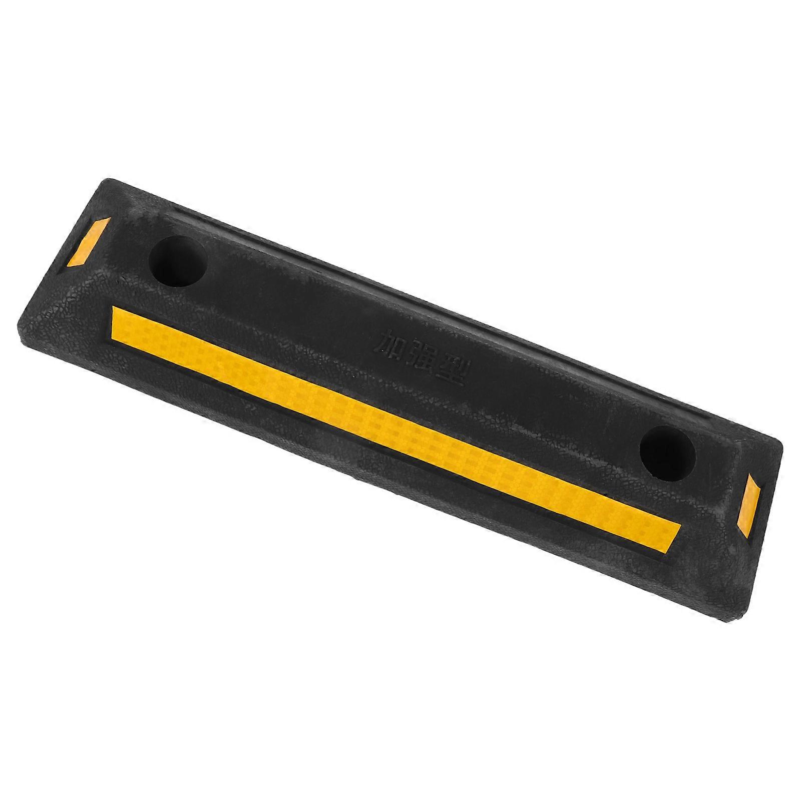 Garage Car Stopper Rubber Parking Block for Parking 3Pcs