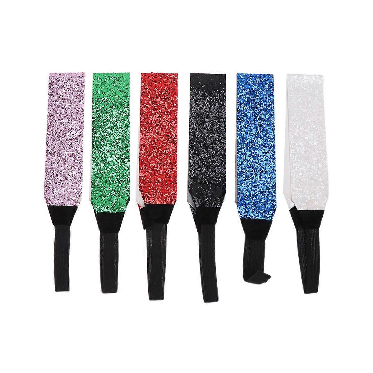 Sparkly Headbands Sequin Headband for Decoration 12Pcs Color Assorted