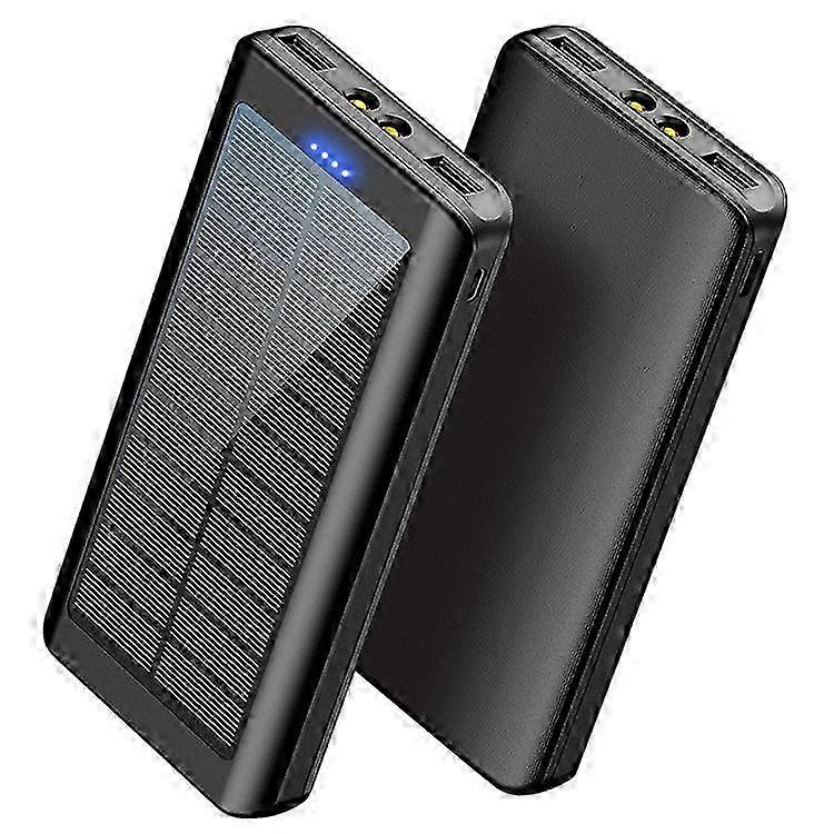 MLS-Qc86 30000mAh Portable Solar Power Bank Water Resistant External Battery Pack with Flashlight Compatible For iPad iPhone 2025