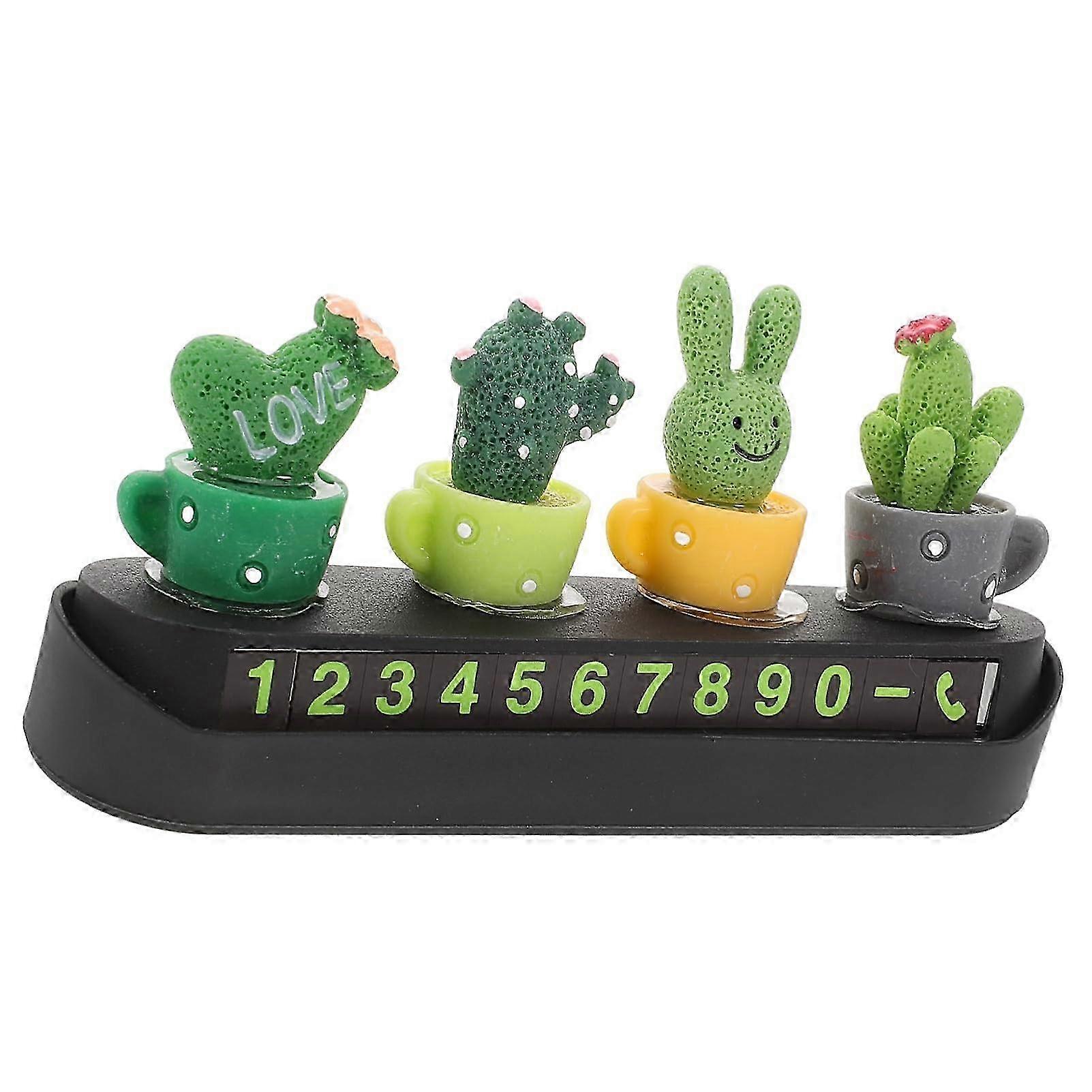 2025 Universal Car Dashboard Temporary Parking Number Plate Phone Number Display