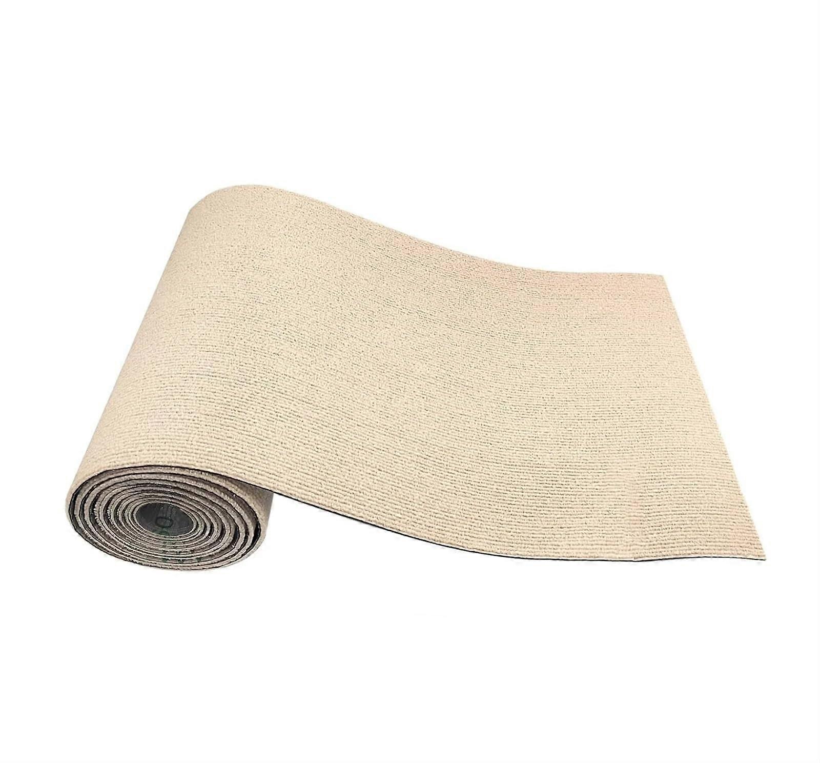 Cat Scratching Mat SelfAdhesive Trimmable Cat Carpet for Furniture and Wall Protection Khaki 11.8x39.4 Inch