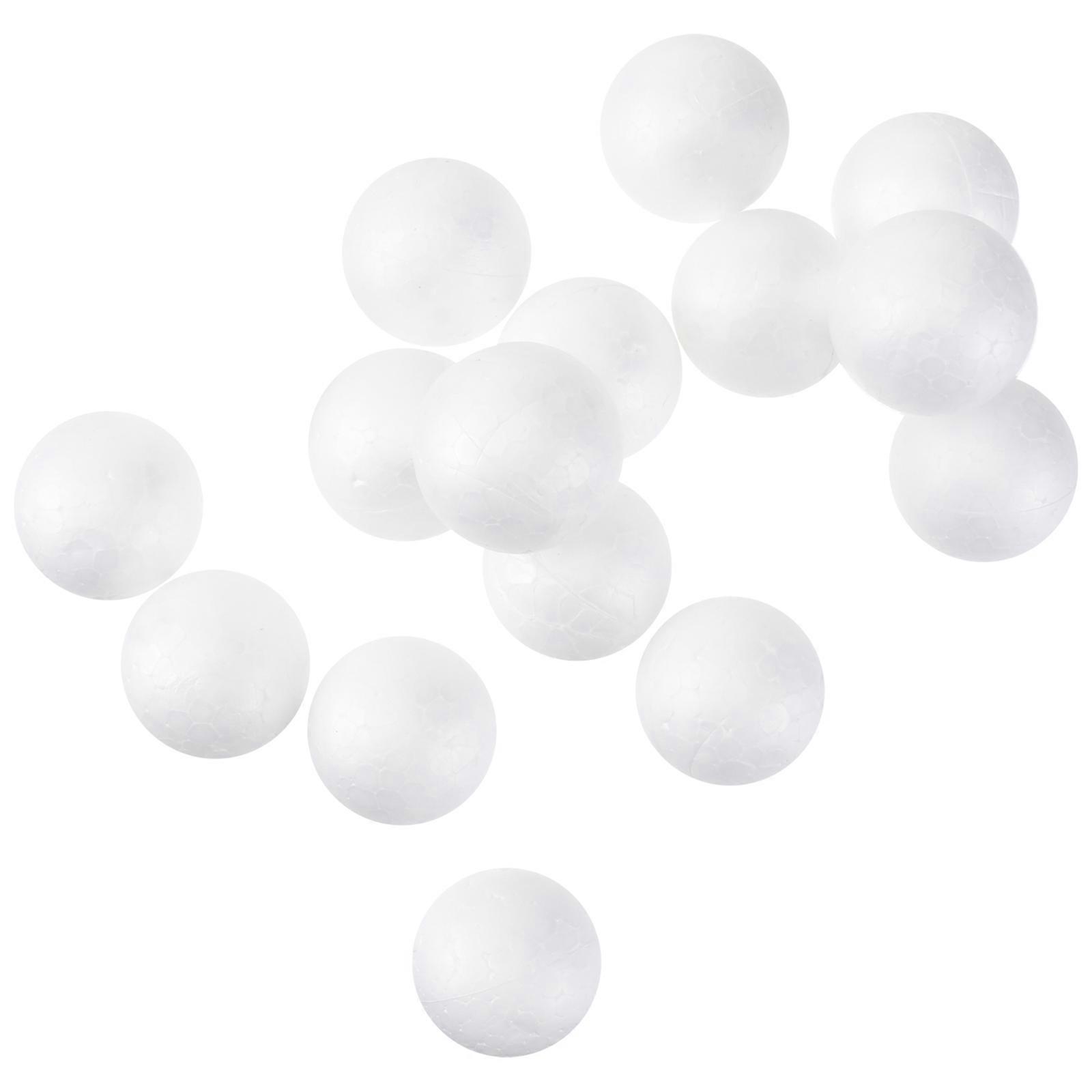 Craft Polystyrene Balls Solid Round Spheres for Christmas Decoration 200Pcs