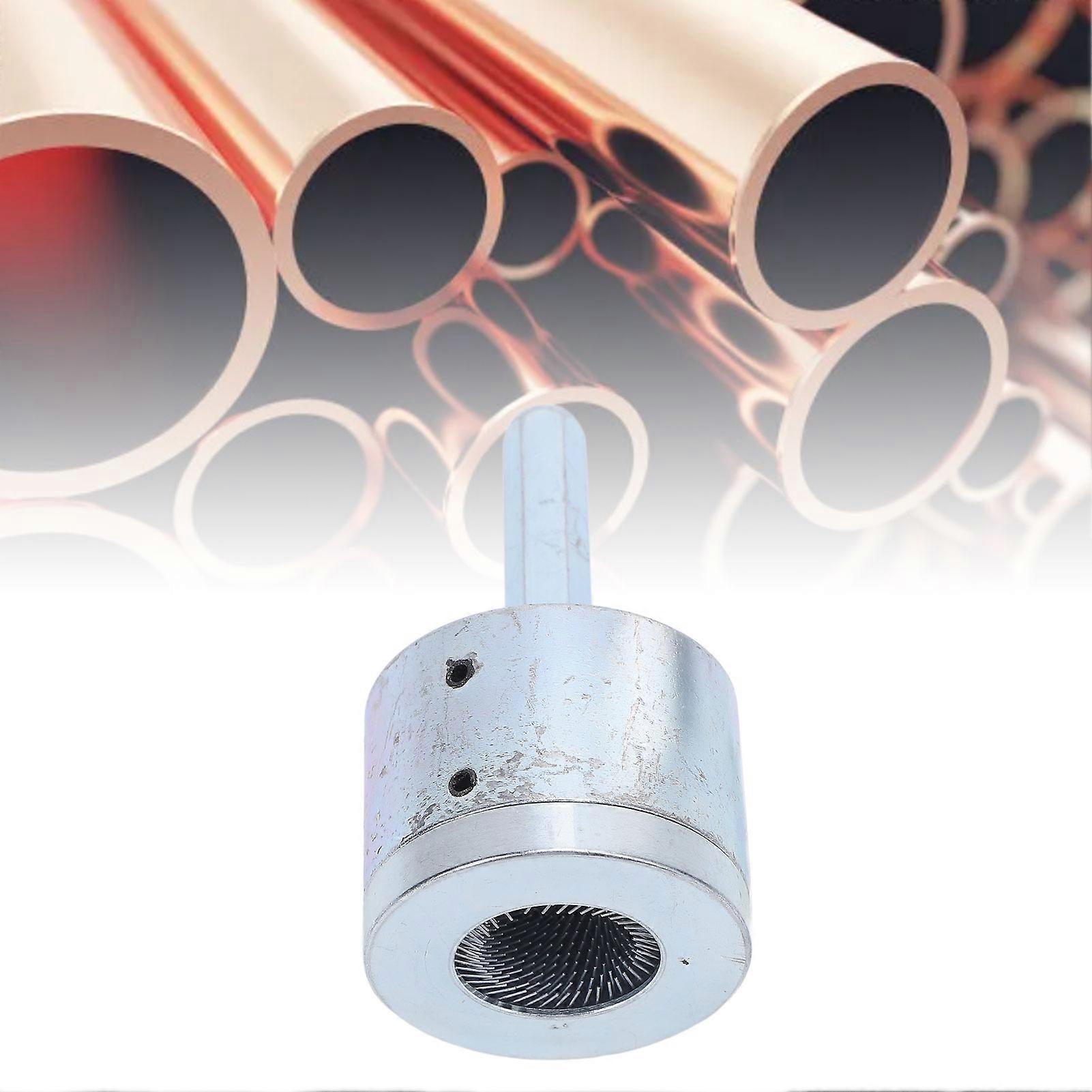 Copper Pipe Cleaner 15mm with Replacement Brush for Drill - Steel