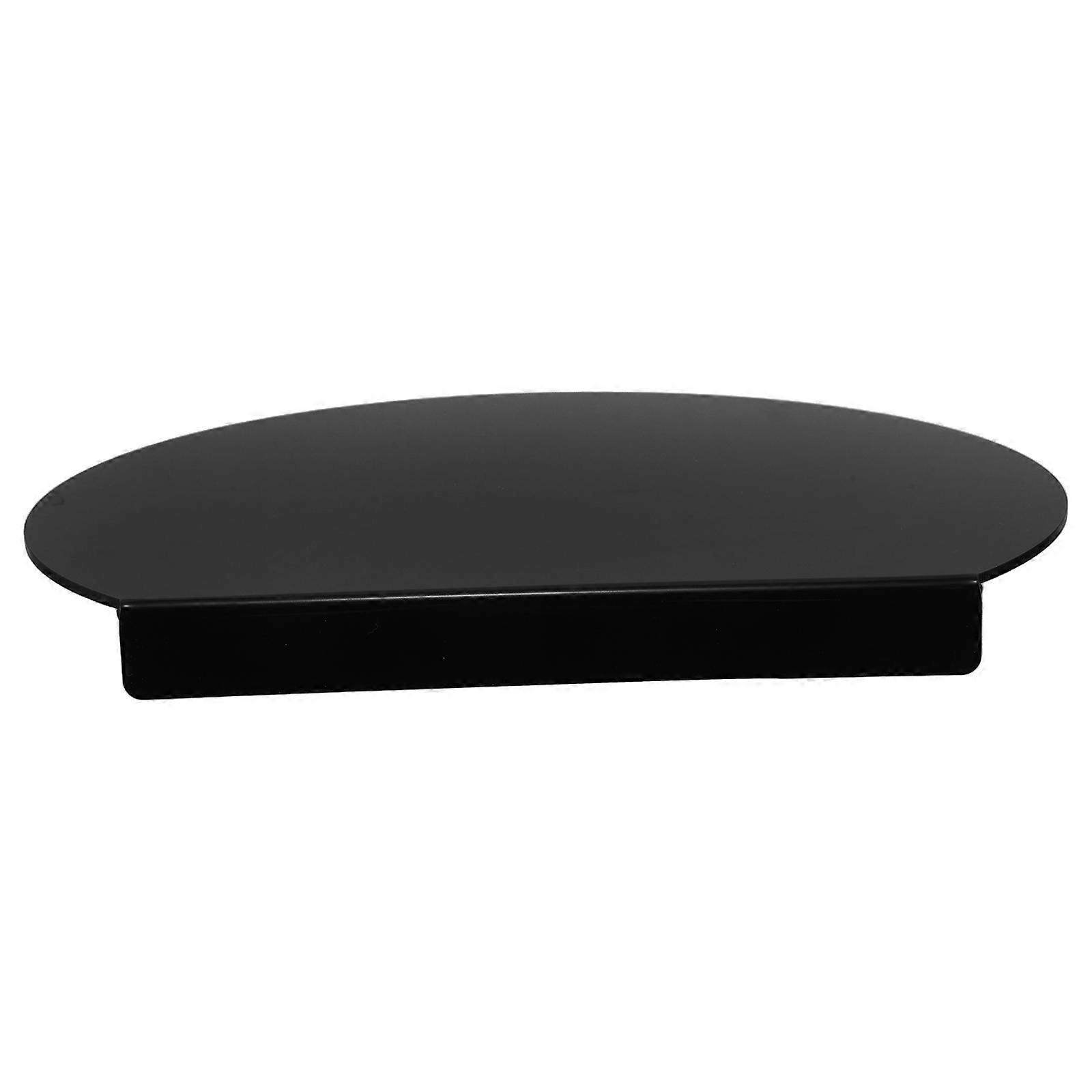 Black Acrylic Kitchen Counter Board for Cutting 2Pcs Non Slip Use