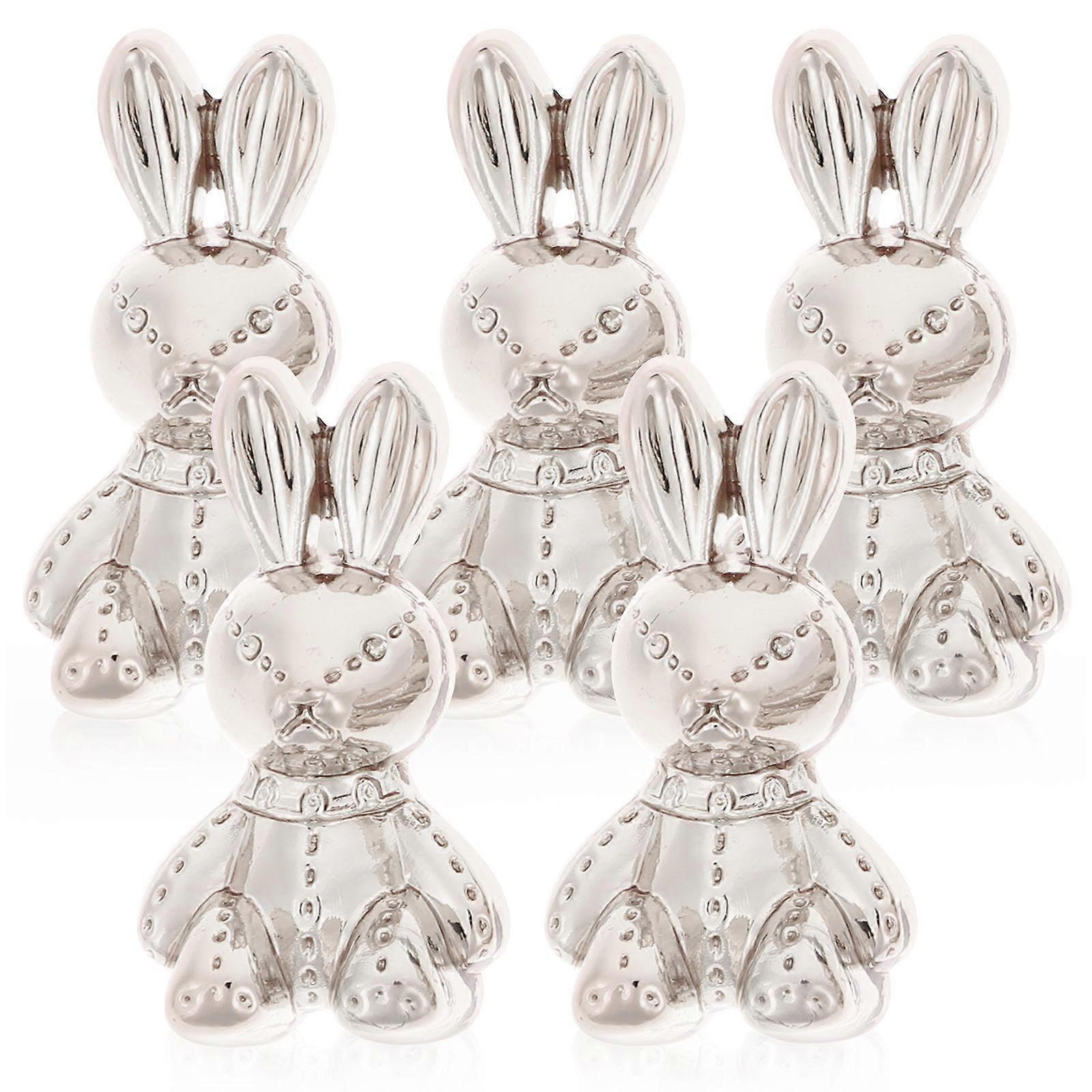 Vintage Bunny Buttons 15 Pcs Unique Rabbit Replacement For Coats Sweaters With 3D Design Element