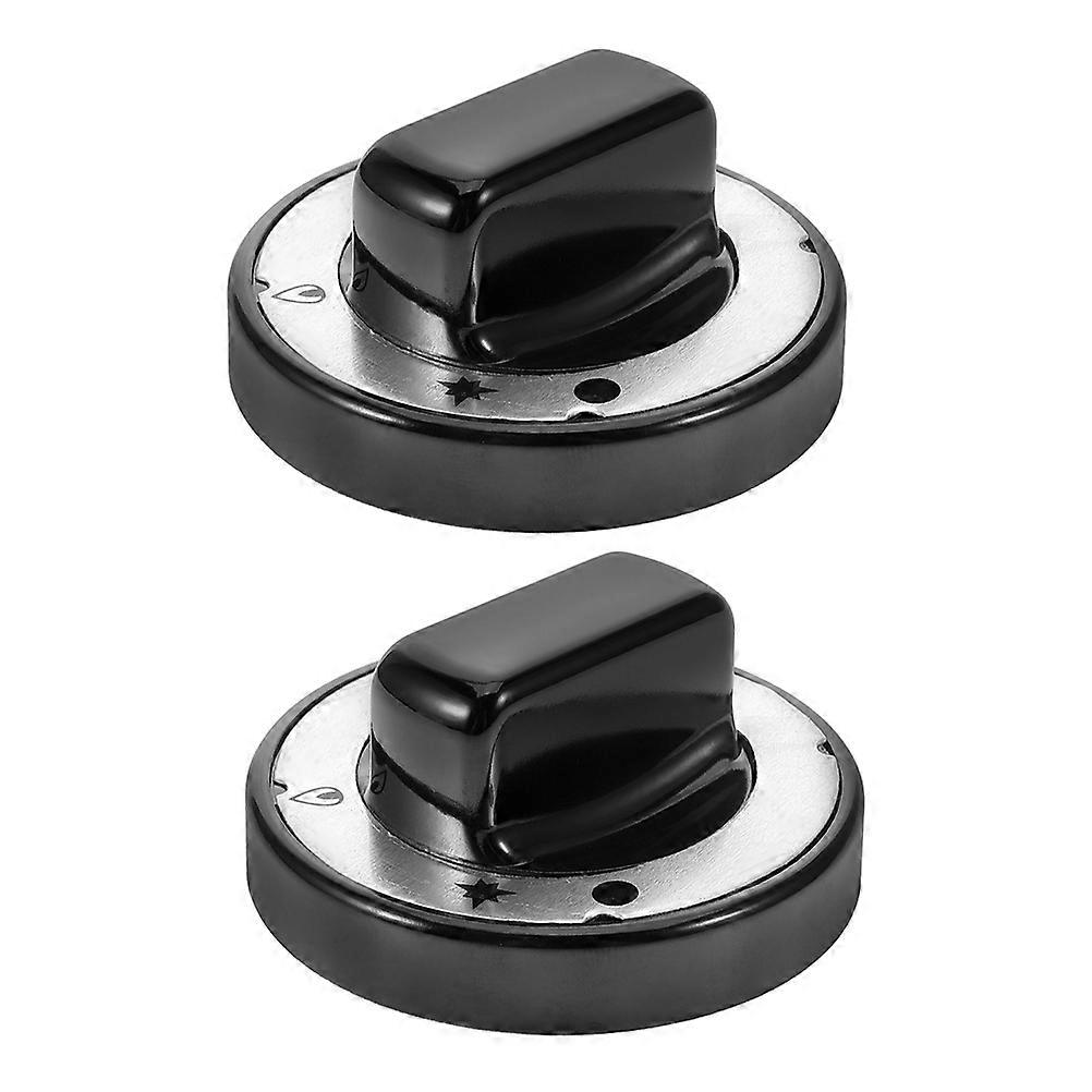 Replacement Control Knobs 6 Pcs For Commercial Kitchens Featuring High Temperature Resistance Black Universal Fit Knobs For Various Cookware