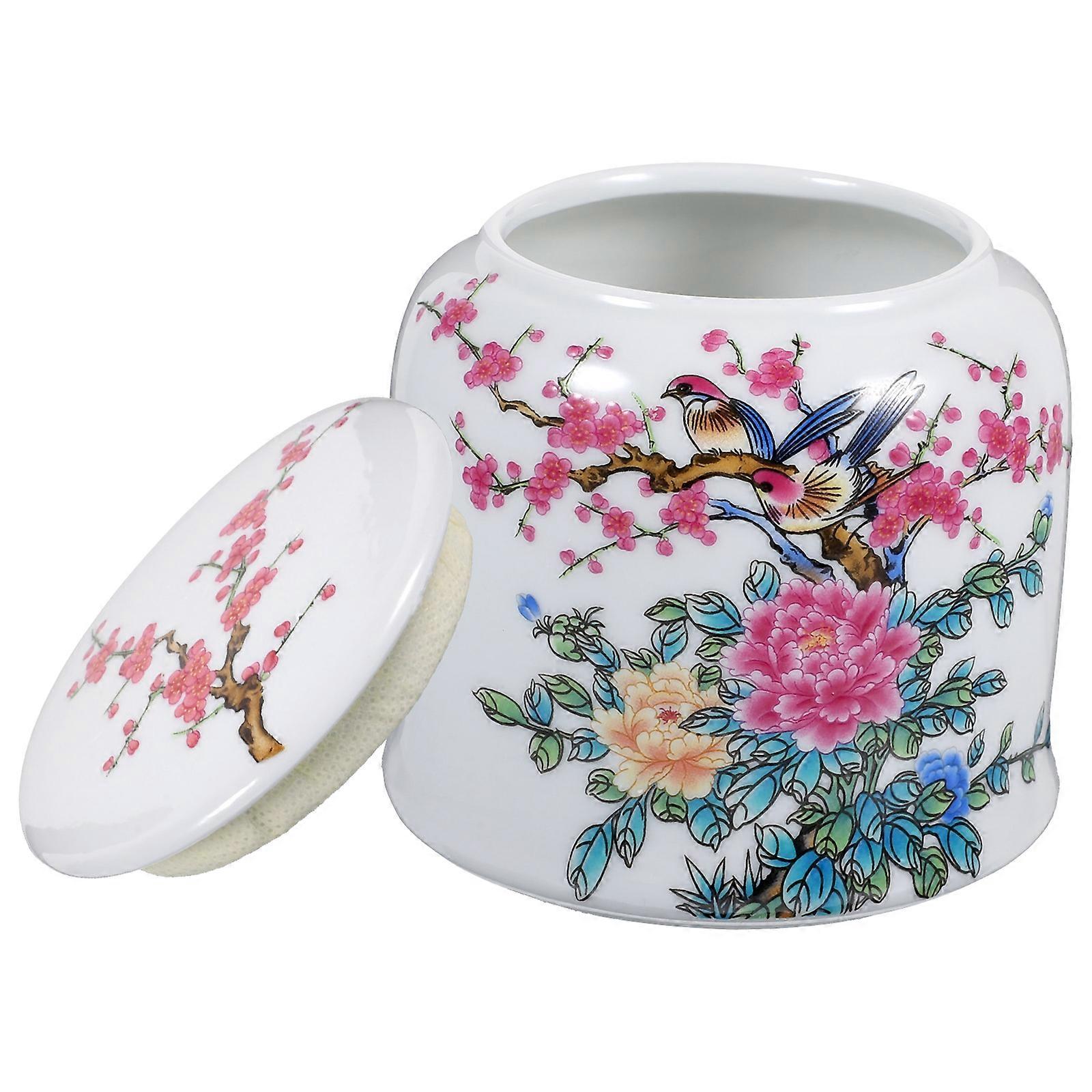 Tea Container Storage Use 3Pcs with Lid Multi Colored Set