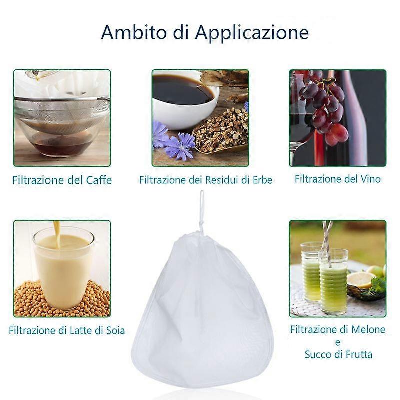 200 Micron Mesh Nylon Cheese Maker For Homemade Juice And Beverage Making 28 * 28cm 1Pack