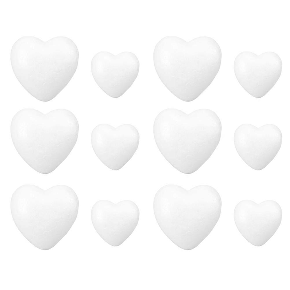 Party Heart Solid Heart Ornament for Decoration 48Pcs Kit