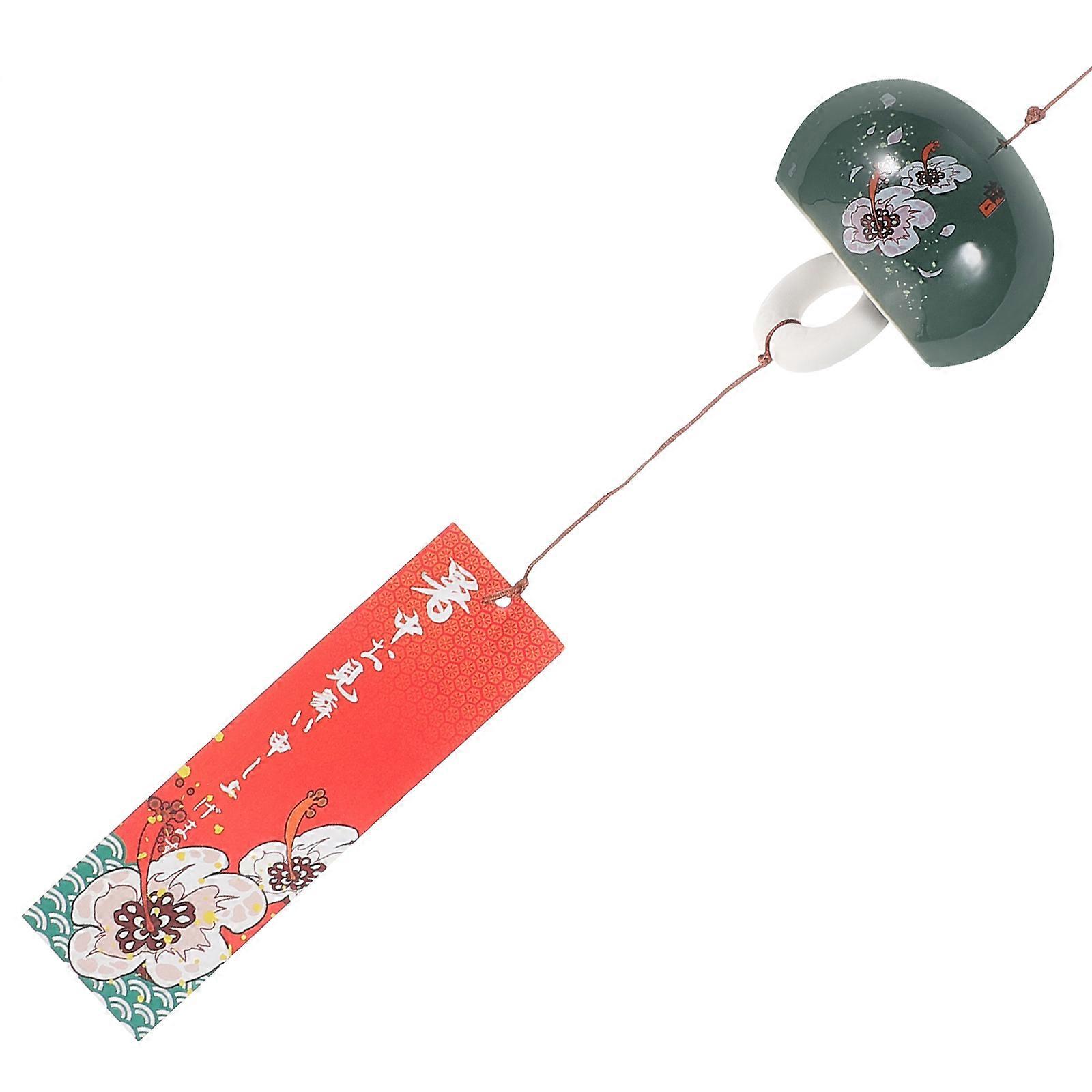 Ceramic Wind Chime Elegant Simple Design Suitable For Home Decoration 5Pcs