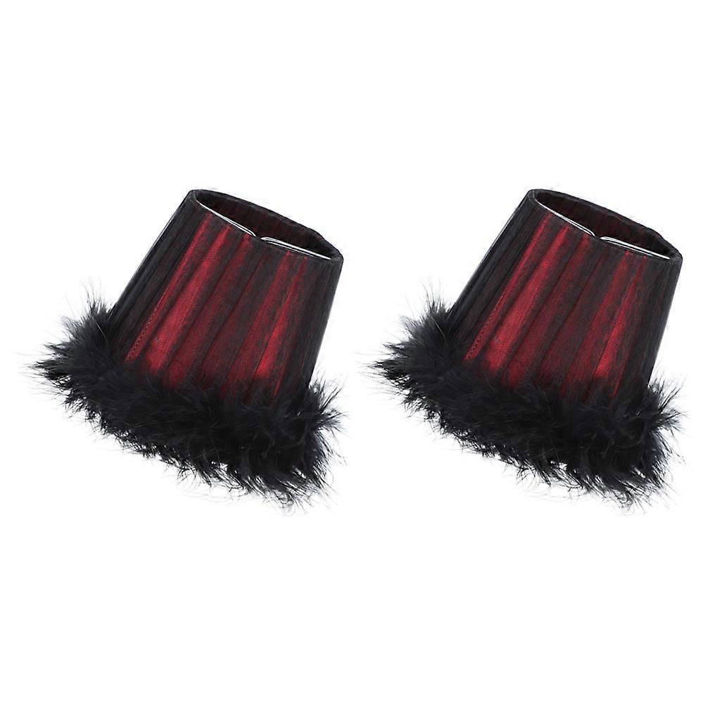 Cloth Lampshade Wall Lamp Shade for 2Pcs Chandelier Lamp Covers