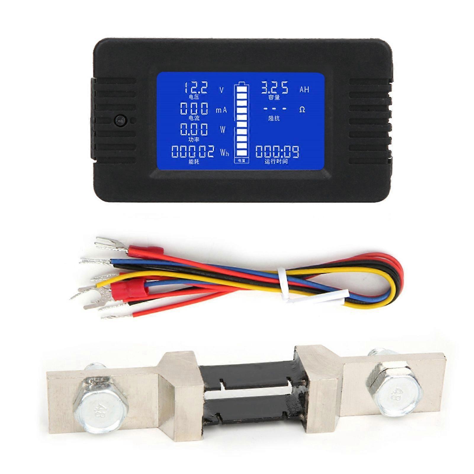 PZEM-015 Multifunctional Battery Meter Current Voltage Power Energy Consumption Capacity Tester with 200A Shunt