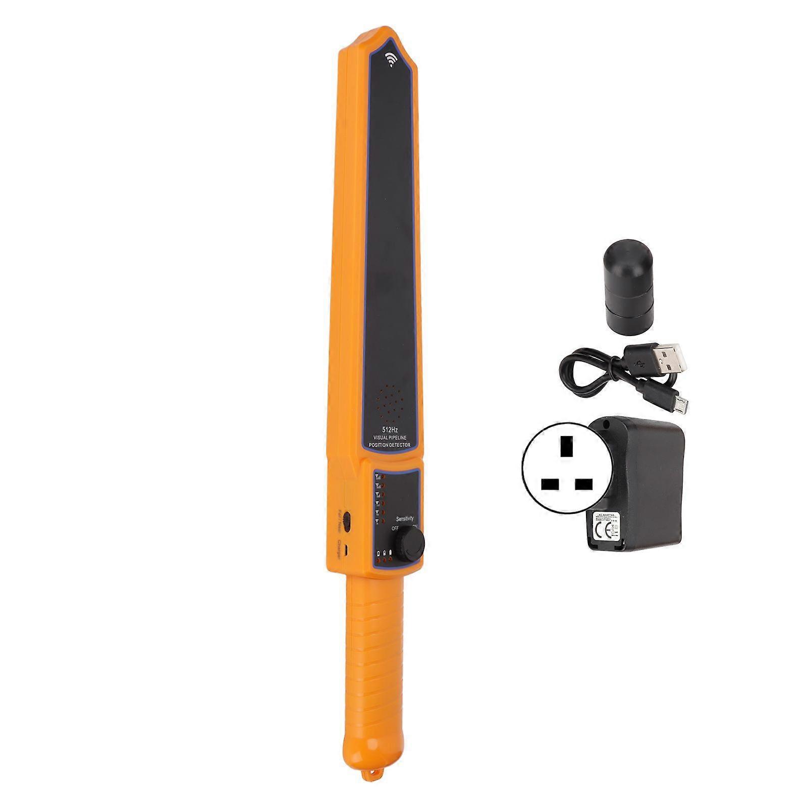 512hz Sewer Camera Locator Plumbing Pipe Inspection Camera Receiver Transmitter Underground Detection Device 100240V UK Plug
