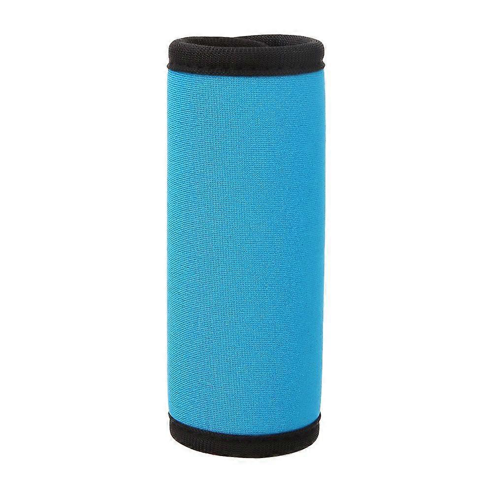 Neoprene Soft Luggage Box Car Door Handle Cover Wrap Grips Suitcase Travel Tags(Blue)