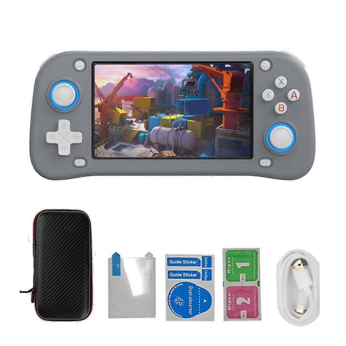 XF43 Retro Handheld Game Console 4.3in IPS Screen Grey