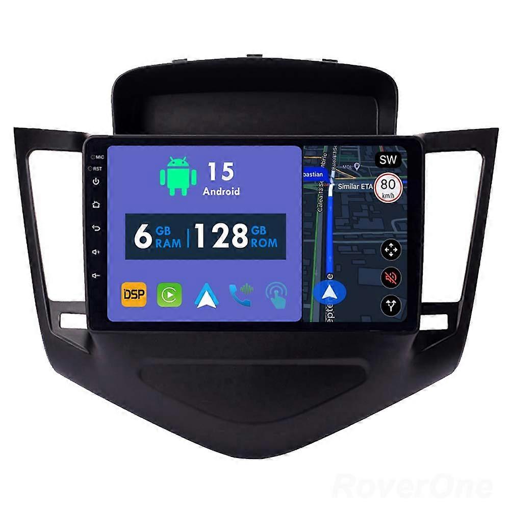 Car Radio 6G+128G CarPlay GPS Navigation Head Unit for Chevrolet Cruze J300 2008 - 2014 Android Auto Bluetooth Stereo Touch Screen