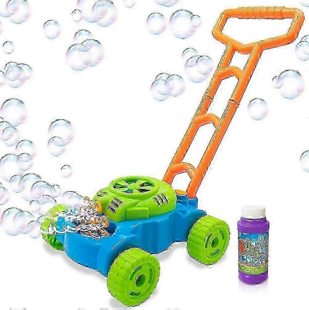 幼児のためのバブル芝刈り機、子供のバブルブロワーマシン芝生ゲーム、夏の屋外プッシュおもちゃ