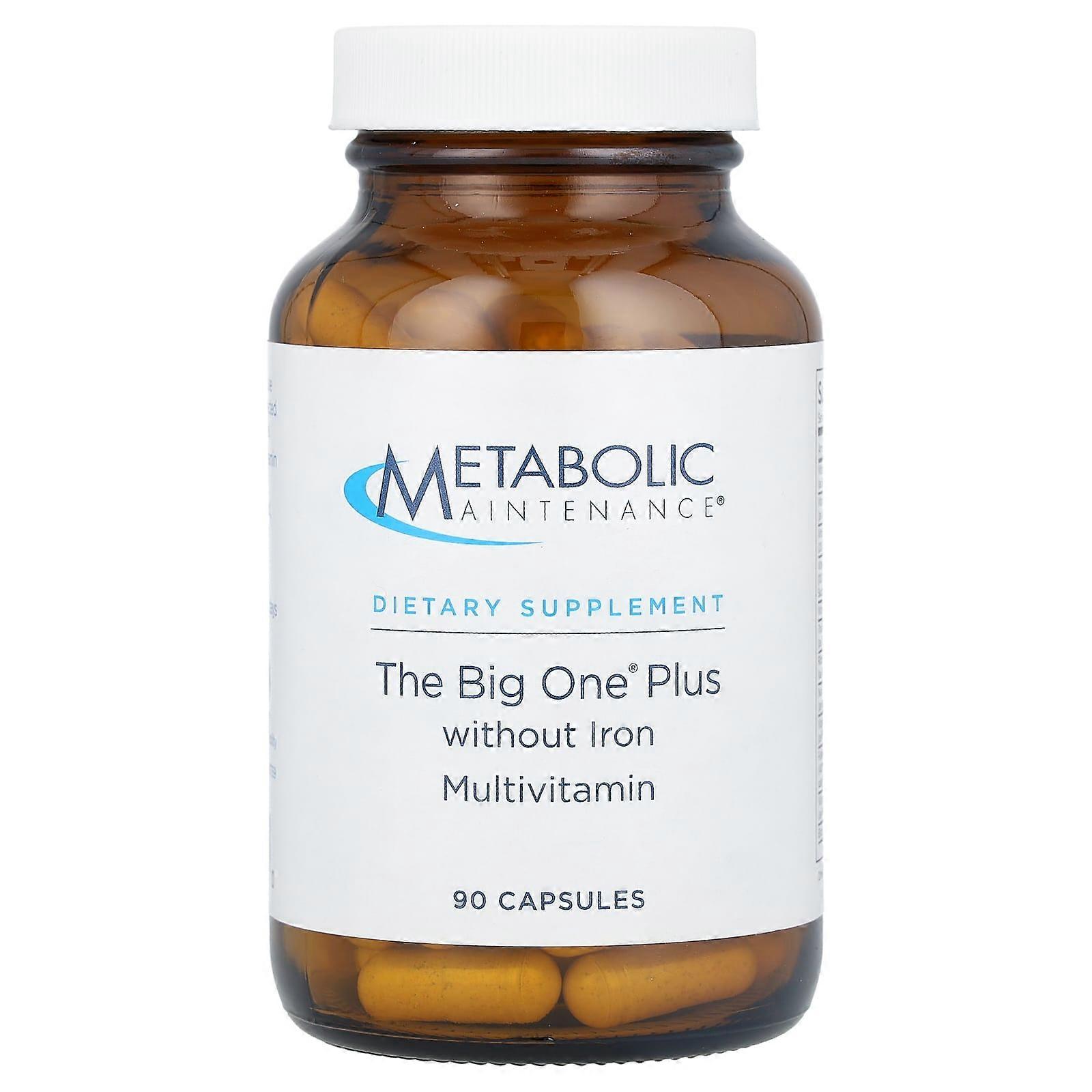 The Big One Plus, Without Iron Multivitamin , 90 Capsules