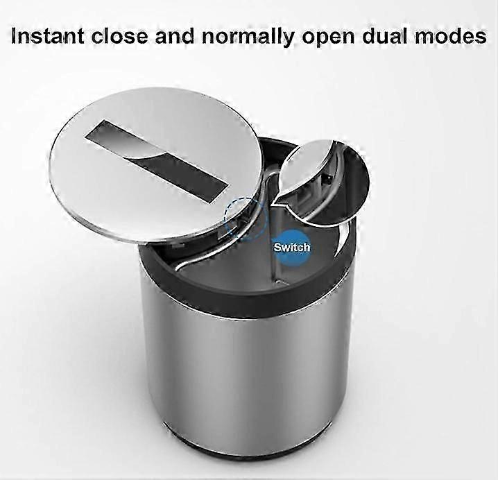Smart Car Garbage Cans with Lid Smell Proof, Small Car Ashtray with Slide Lids