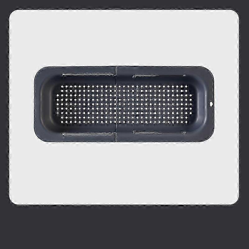 Adjustable Sink Strainer for Kitchen, Extendable Drain Strainer with Durable Mesh - 34.5-48cm