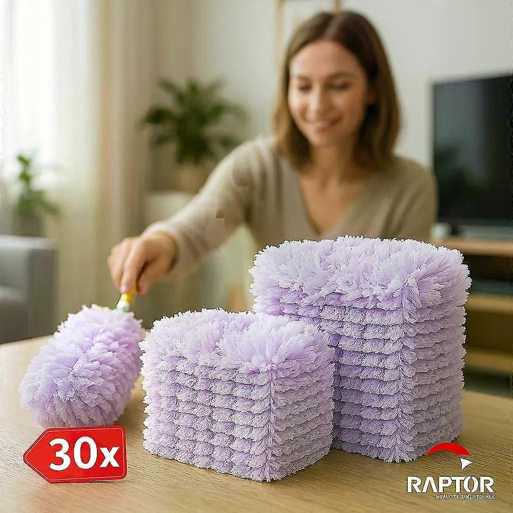 Microfiber disposable dust cloths 30 pieces with electrostatic effect for Swiffer dust magnet