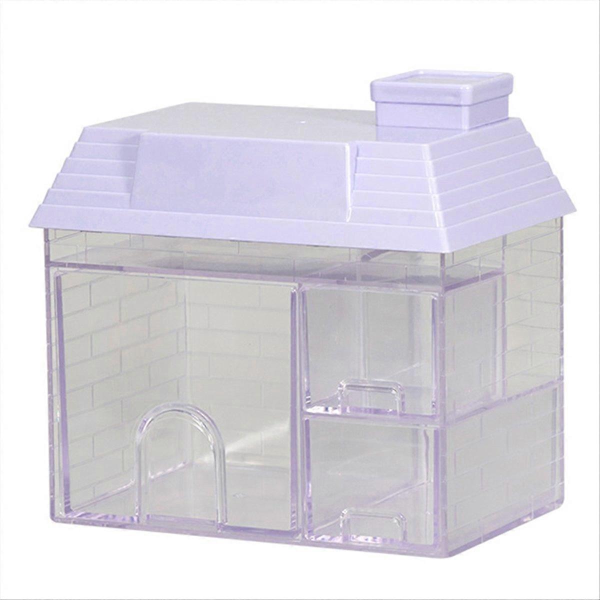 Multipurpose Storage Organizer Basket,Storage Pen Holder Light Purple