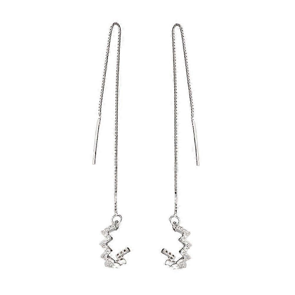 Chain Tassel Drop Earrings for Women's