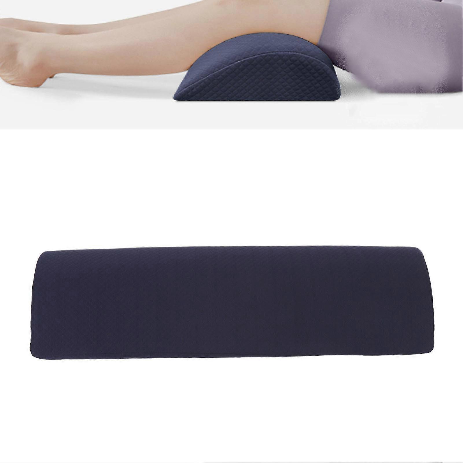 Leg Elevation Pillow Half Cylinder Shape Removable Cover Ergonomic Leg Support Pillow for Sleeping Blue 
