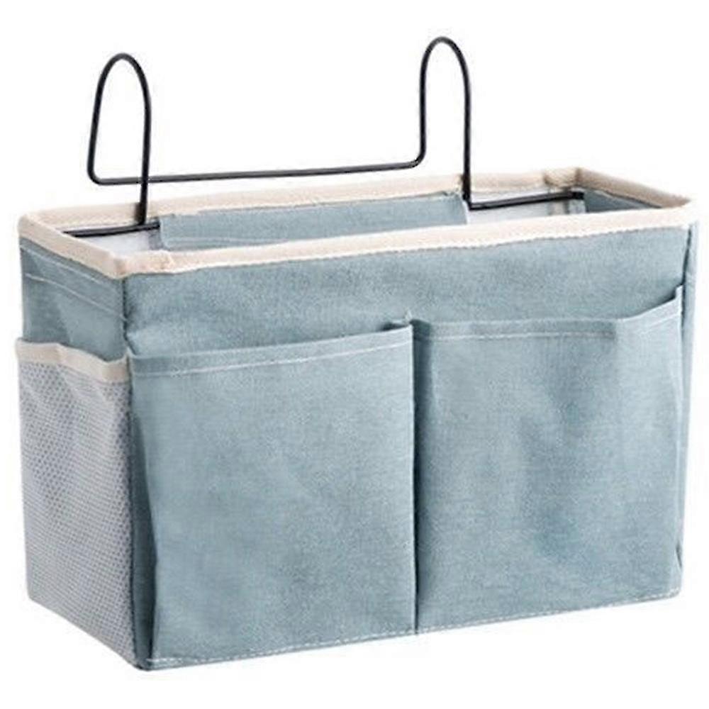 25-26 Bedside Storage Bag With Hooks Multi-function Hanging Organizer Caddy
