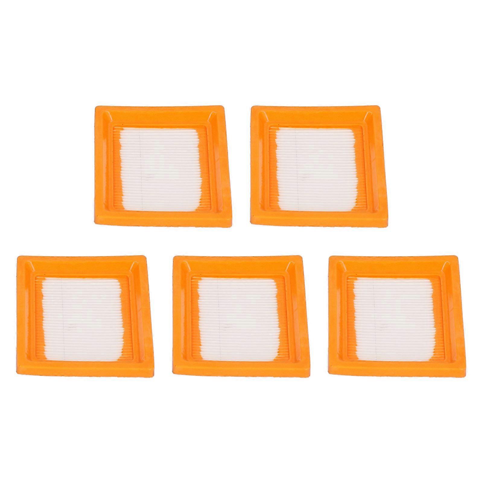 5Pcs Flat Air Filter Cartridge Element for Carburetor Engine XT650 Industrial Control Component