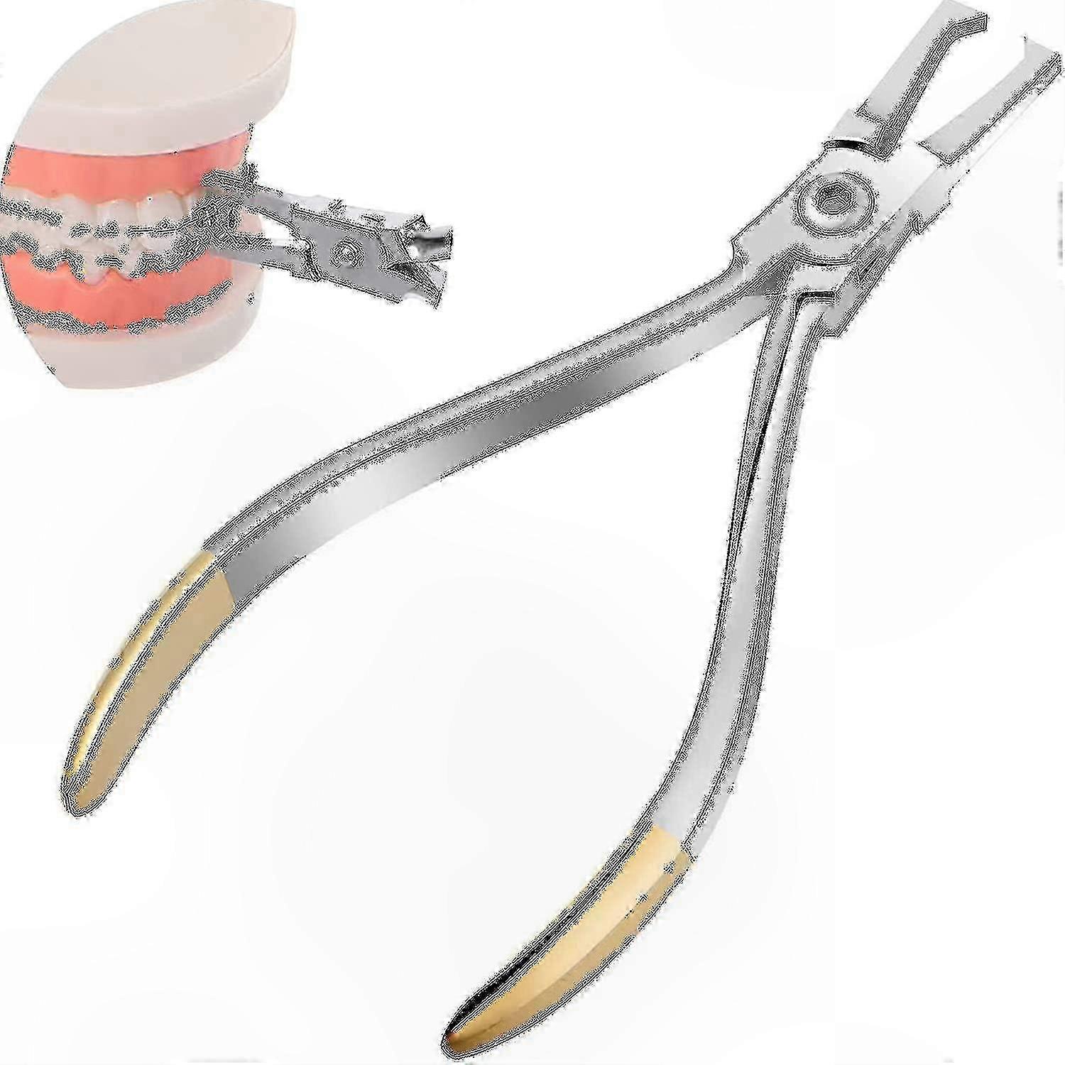 Orthodontic Bracket Removal Tool Kit - Stainless Steel Plier for Tooth Braces Gripping and Pulling