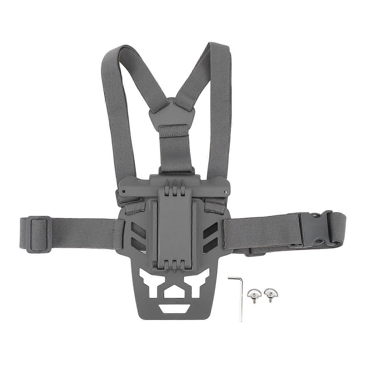 Drone RC Chest Mount Adjustable Angle Foldable Drone Controller Chest Bracket Harness for Mini 4 Pro