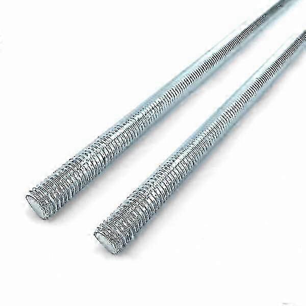 (1 Piece) M12-1.75x1000 Fully Threaded Rod Class 4.6 UNC Coarse Full Threads Zinc Clear