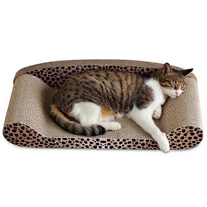VGEBY Cat Scratching Post 50cm Corrugated Cardboard Sofa Shape